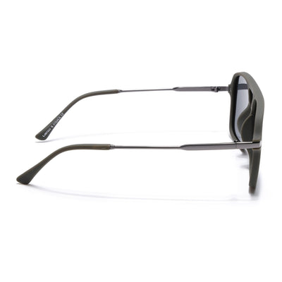 Eyejack Olive Wayfarer Polarized Sunglasses for Men & Women (7503PCL1280)