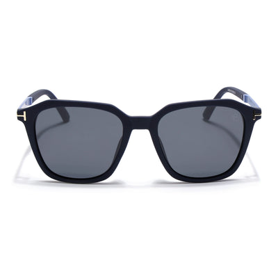Eyejack Navy Blue Square Polarized Sunglasses for Men & Women (7524PCL1269)