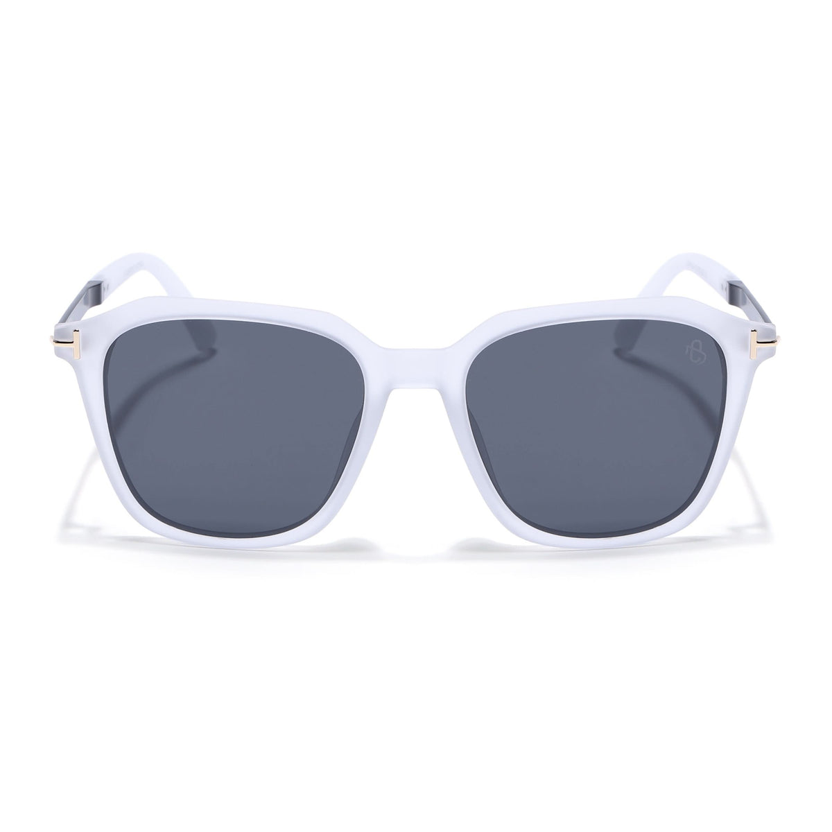 Eyejack Transparent Square Polarized Sunglasses for Men & Women (7524PCL1275)