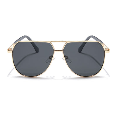 Eyejack Golden Aviator Polarized Sunglasses for Men & Women (8008PCL841)