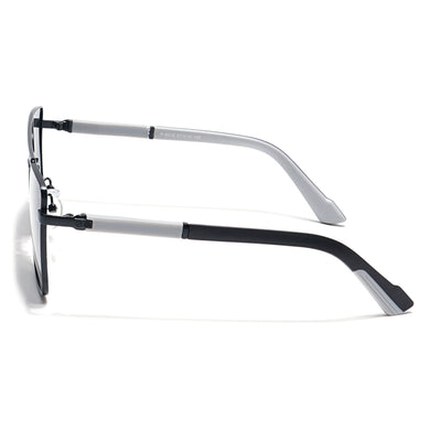 Eyejack Black Square Polarized Sunglasses for Men & Women (8016PCL903)