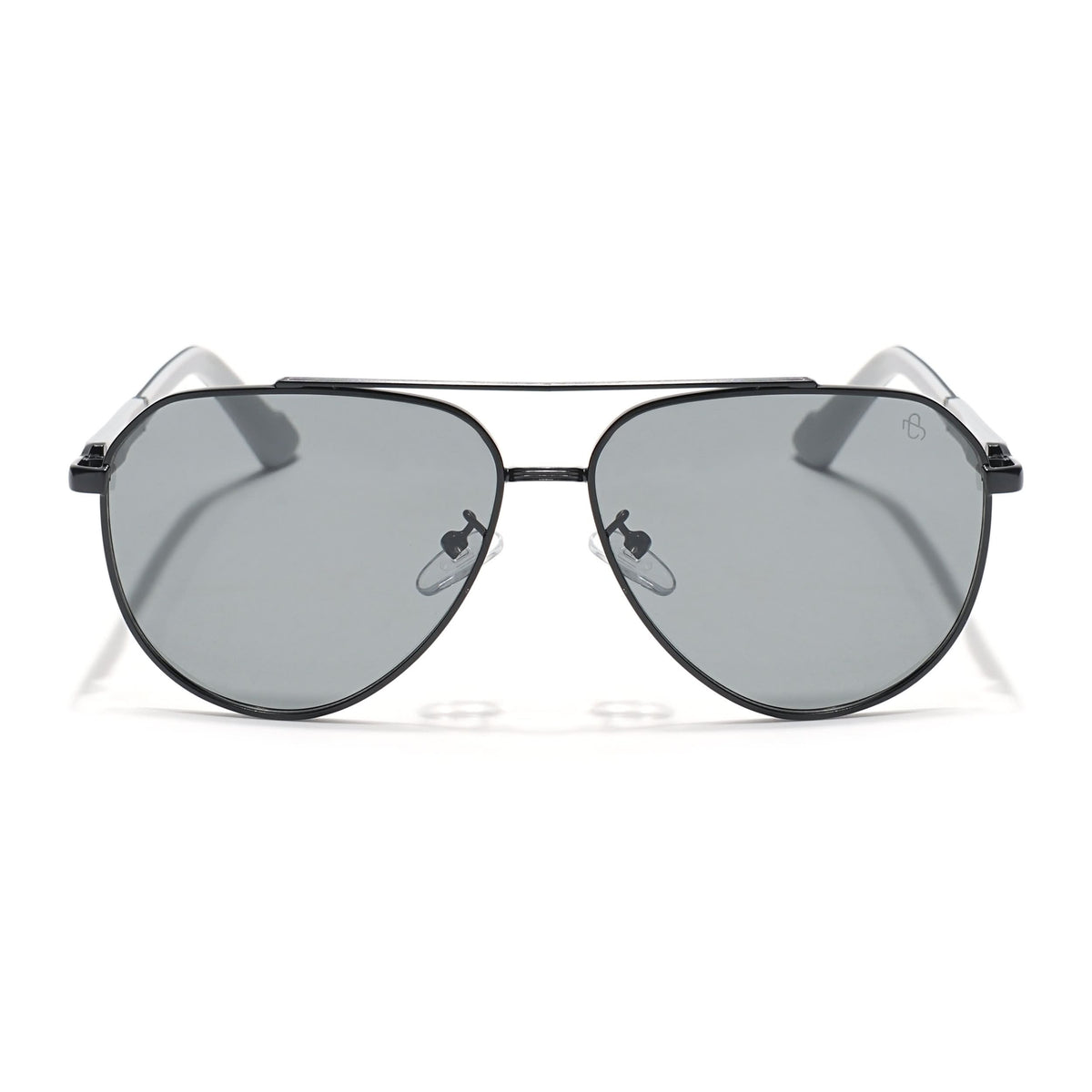 Rover - Black Aviator Polarized Sunglasses (8017PCL876)