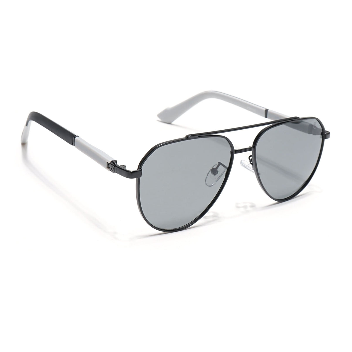 Rover - Black Aviator Polarized Sunglasses (8017PCL876)