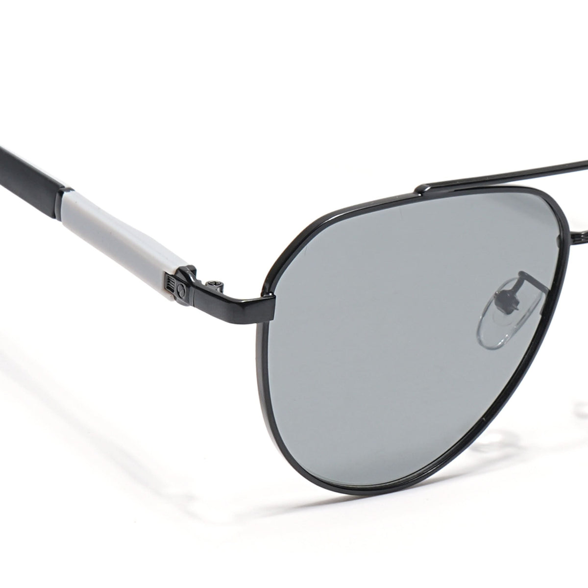 Rover - Black Aviator Polarized Sunglasses (8017PCL876)