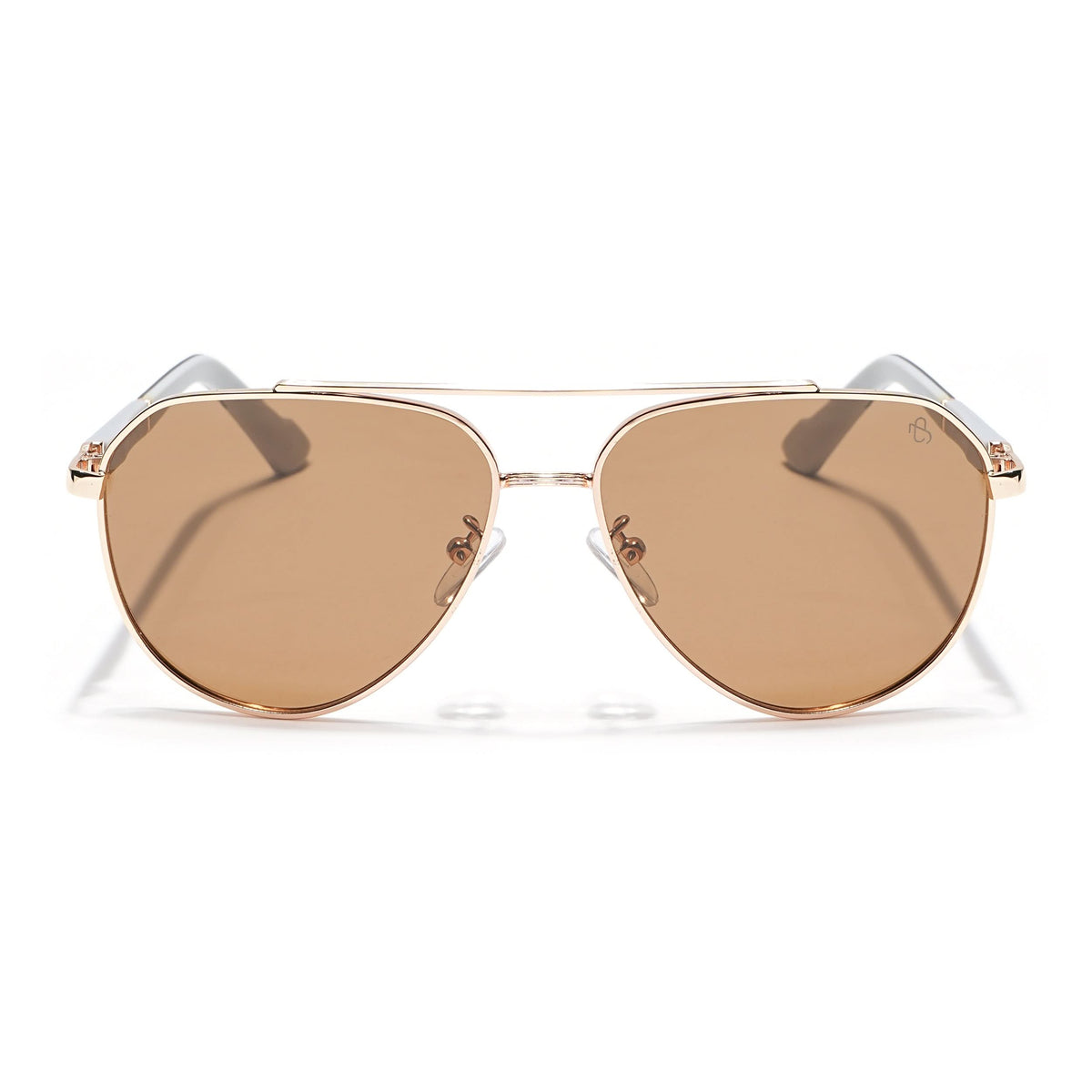 Rover - Golden Aviator Polarized Sunglasses (8017PCL878)
