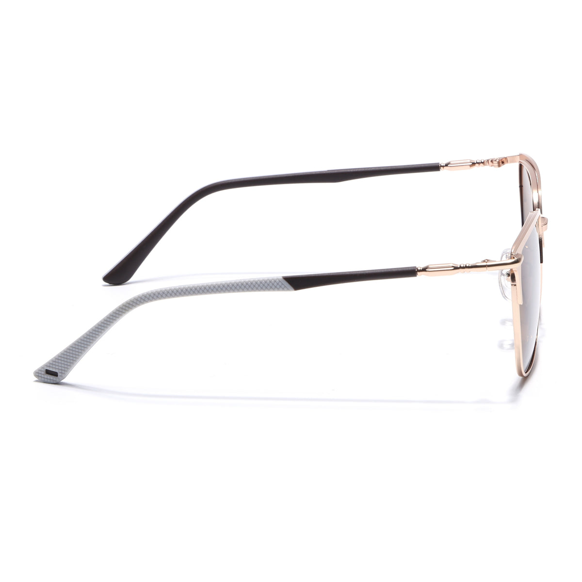 Valor - Square Polarized Sunglasses (Brown Lens | Rose Golden Frame - 8021PCL777)