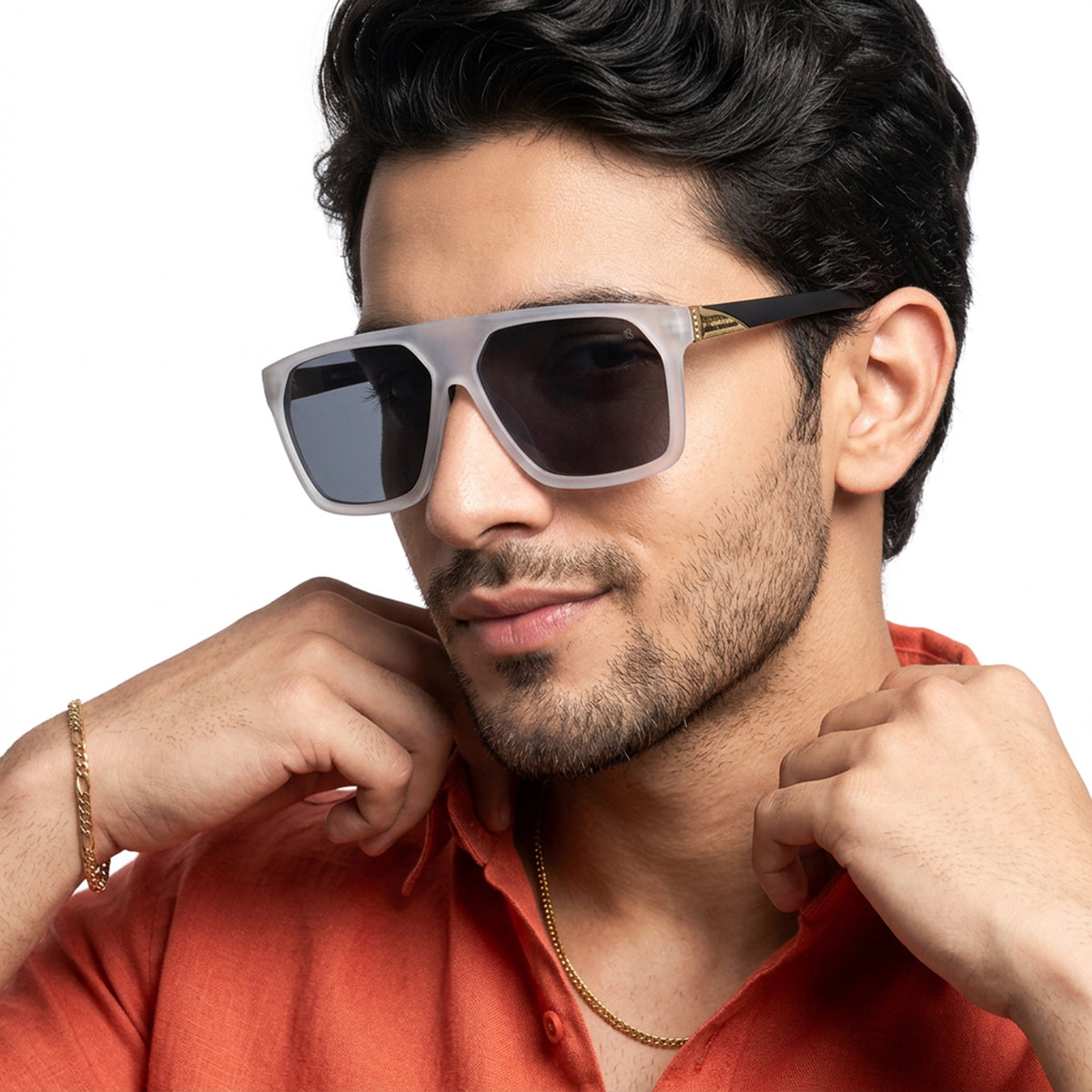 Eyejack Grey Wayfarer Sunglasses for Men & Women (8024CL1052)