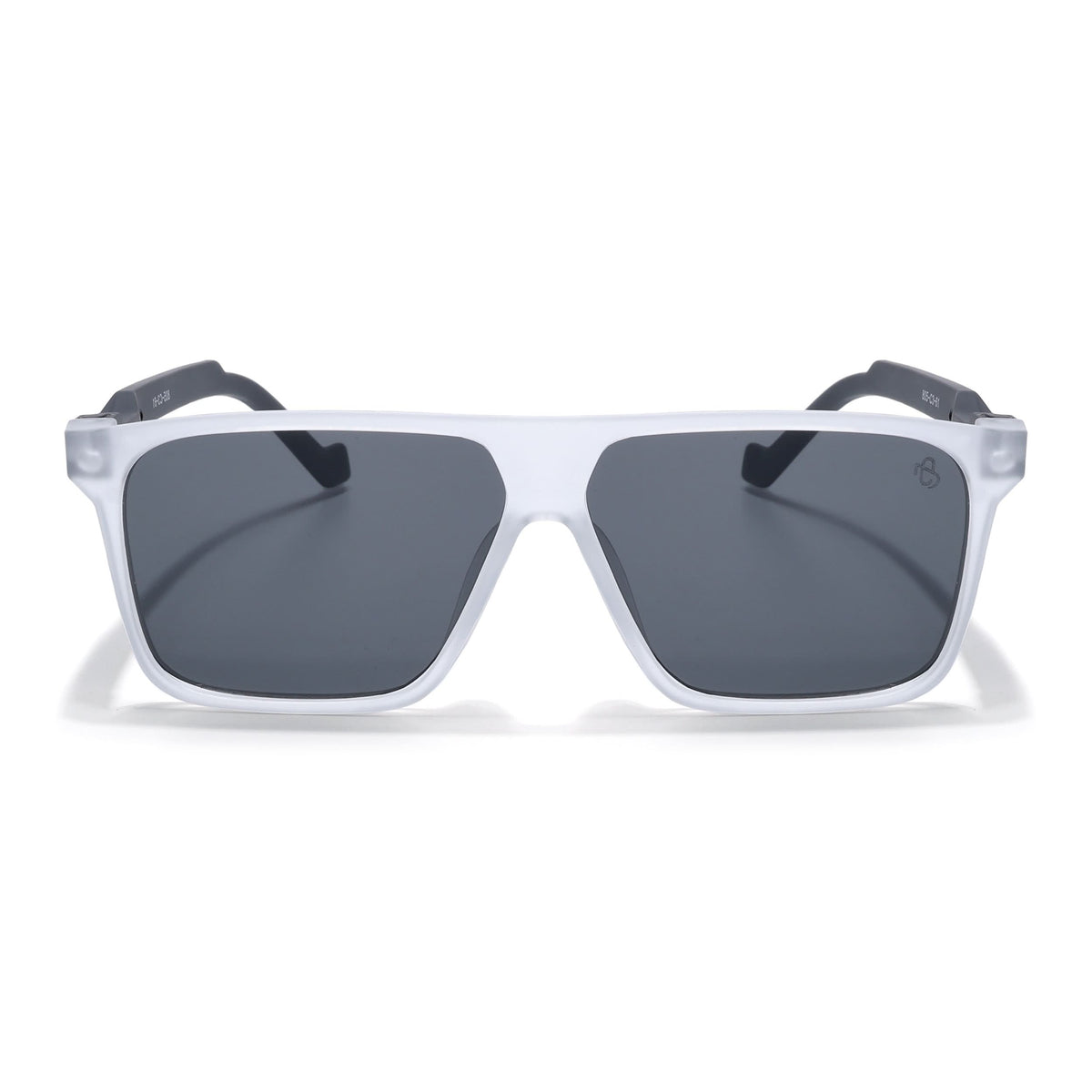 Eyejack Grey Square Sunglasses for Men & Women (805CL1028)