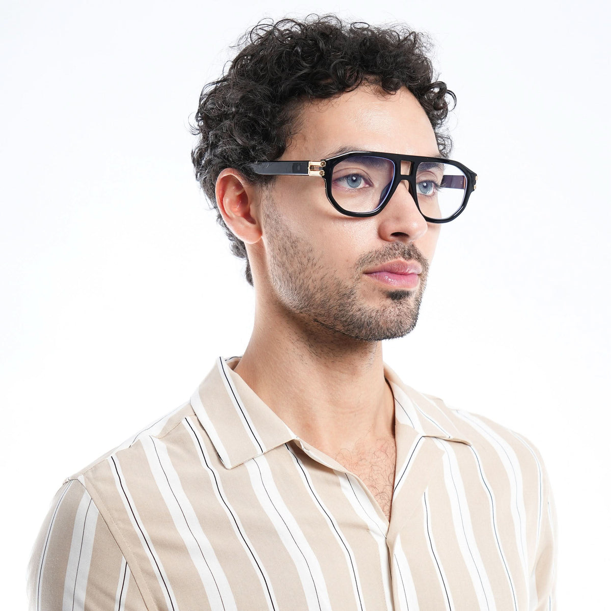 Shadow - Shine Black Wayfarer Eyeglasses I 82104FCL1302-C1