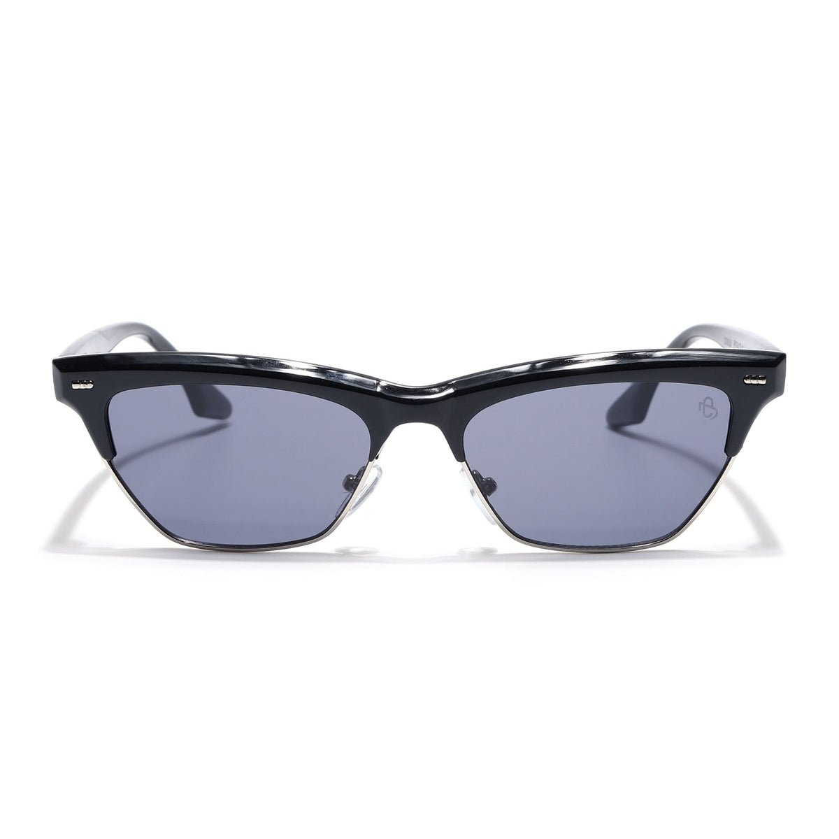 Eyejack Shine Black Cateye Sunglasses for Women (8583CL1249)