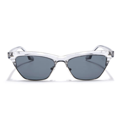 Eyejack Grey Cateye Sunglasses for Women (8583CL1250)