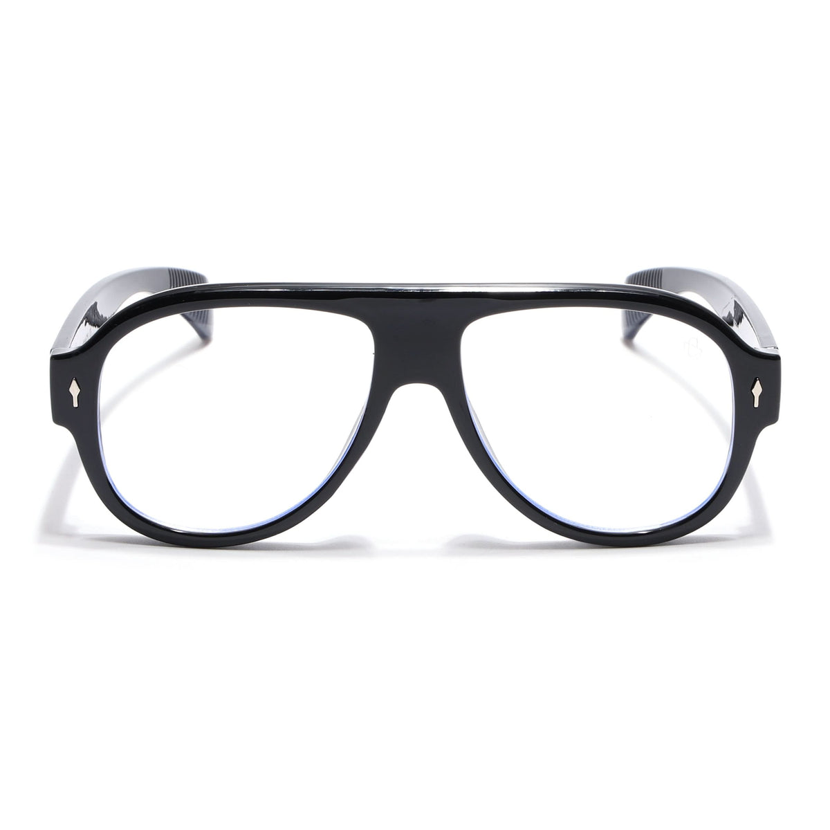 Eyejack Black Oversize Sunglasses for Men & Women (8821CL1097)
