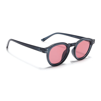 Blake - Blue Round Sunglasses (89290CL2190)