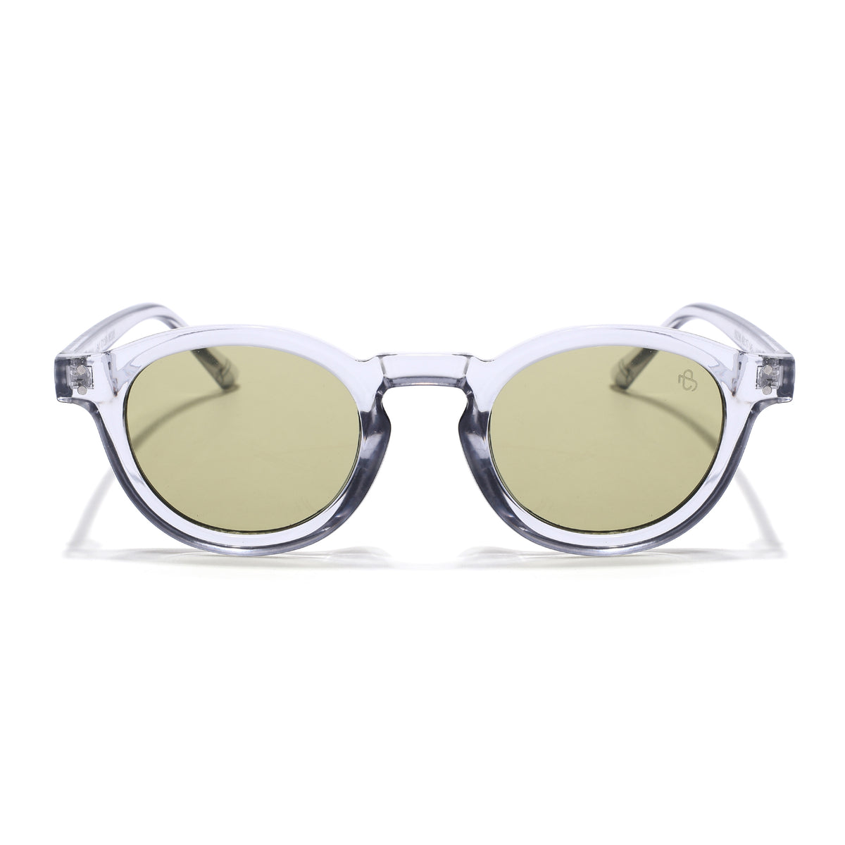 Blake - Transparent Round Sunglasses (89290CL2191)