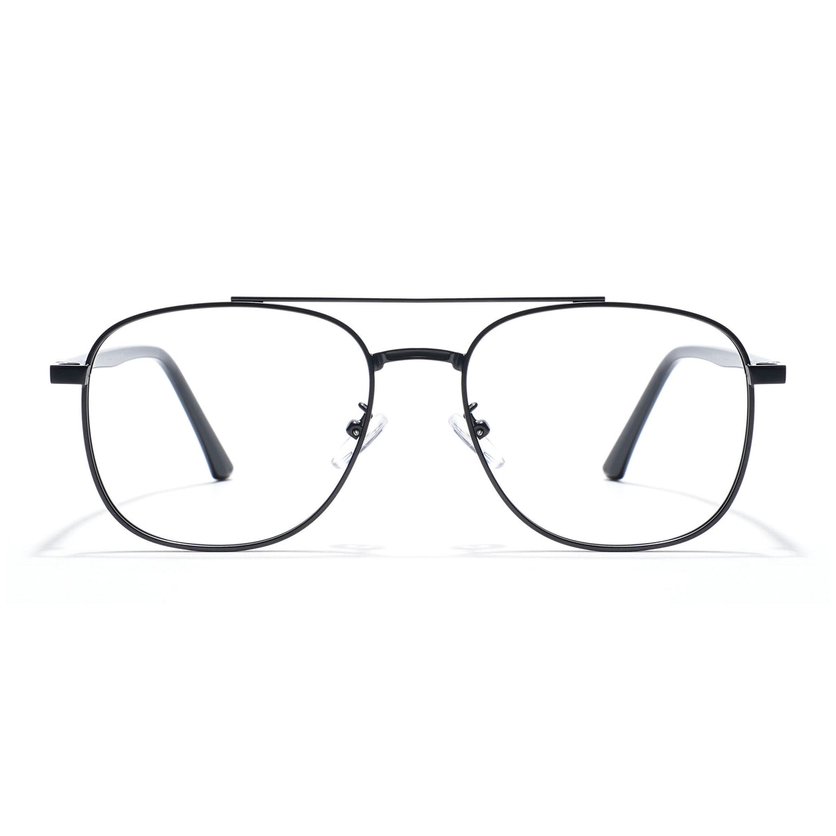 Eyejack Photochromic Black Wayfarer Eyeglasses for Men & Women (9002CL735-C1)