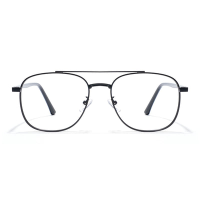Eyejack Photochromic Black Wayfarer Eyeglasses for Men & Women (9002CL735-C1)