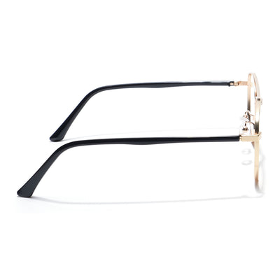 Eyejack Photochromic Golden Wayfarer Eyeglasses for Men & Women (9002CL737-C3)