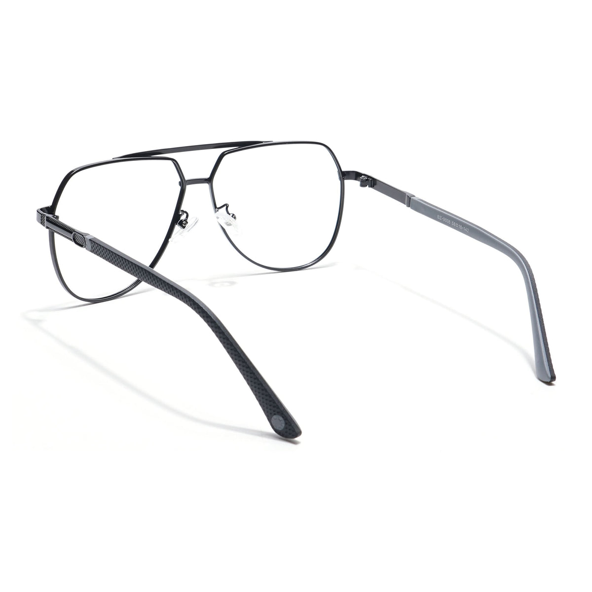 Eyejack Photochromic Black Aviator Eyeglasses for Men & Women (9008CL738-C1)