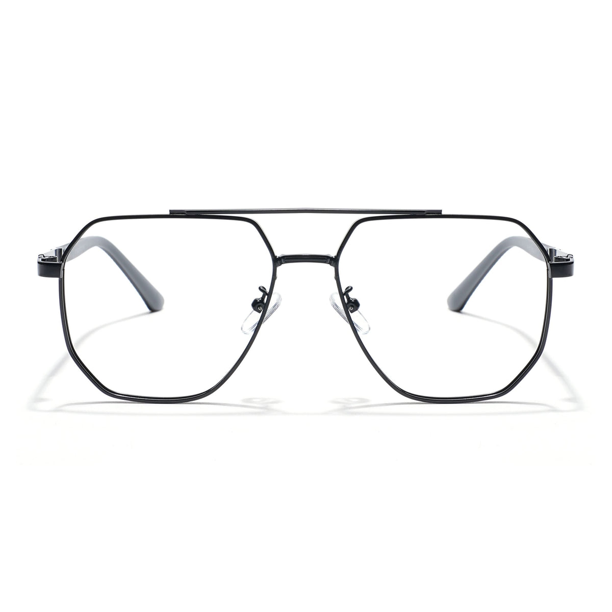 Eyejack Photochromic Black Wayfarer Eyeglasses for Men & Women (9009CL741-C1)