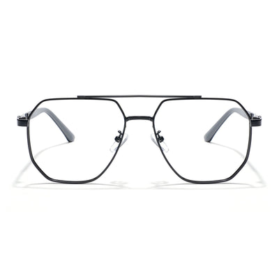 Eyejack Photochromic Black Wayfarer Eyeglasses for Men & Women (9009CL741-C1)