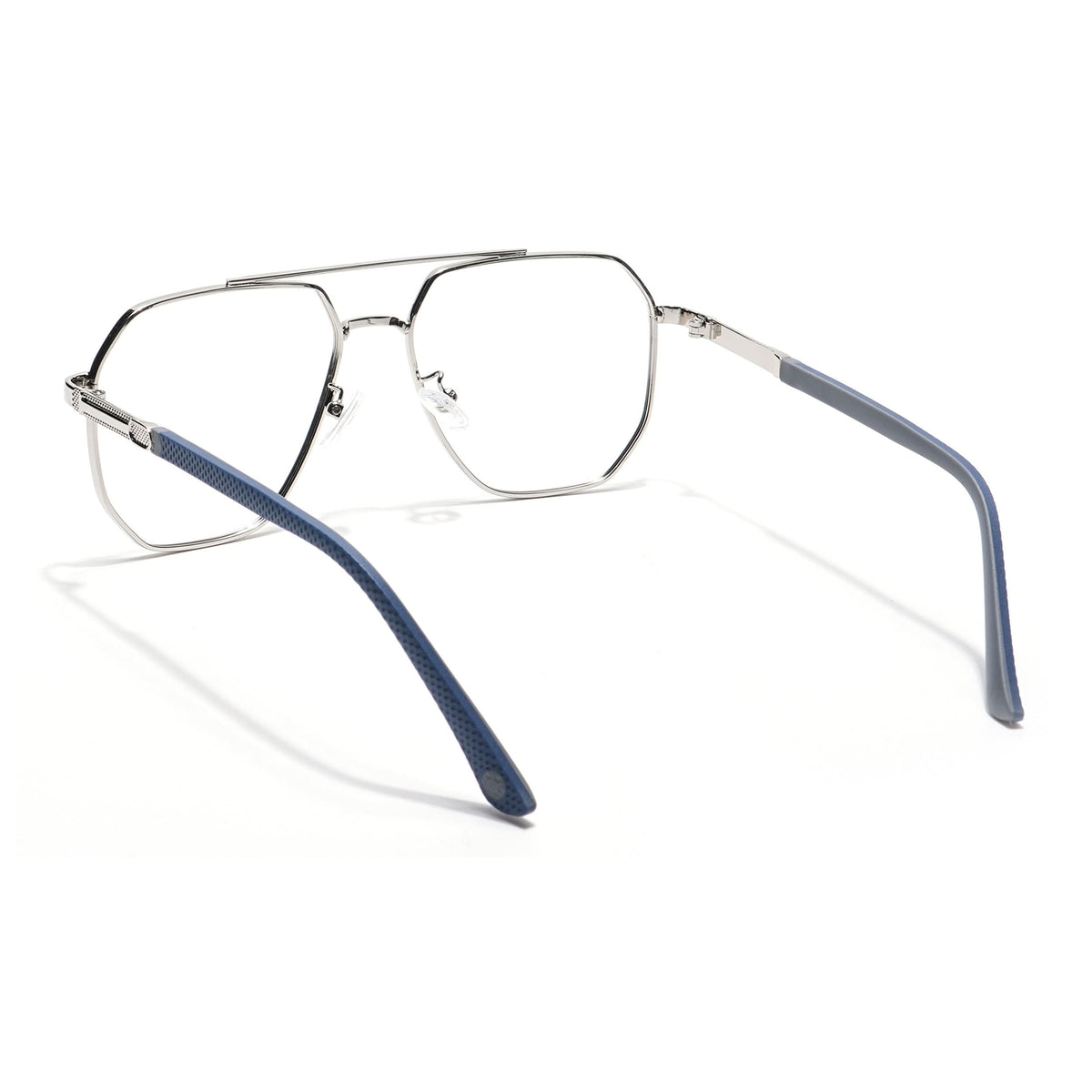 Eyejack Photochromic Silver Wayfarer Eyeglasses for Men & Women (9009CL742-C2)