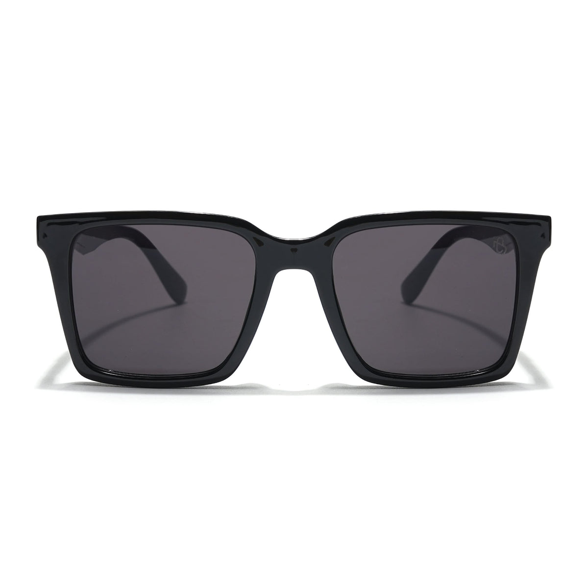 Eyejack Black Square Sunglasses for Men & Women (90150CL756)