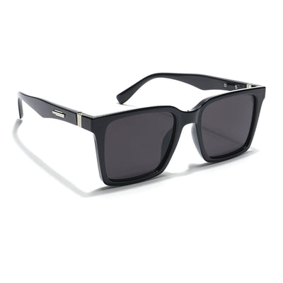 Eyejack Black Square Sunglasses for Men & Women (90150CL756)