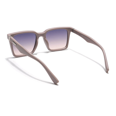 Eyejack Grey & Nude Square Sunglasses for Men & Women (90150CL758)