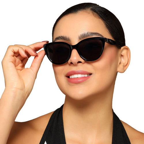 Eyejack Black Cateye Sunglasses for Women (90151CL759)
