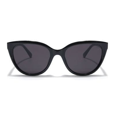 Eyejack Black Cateye Sunglasses for Women (90151CL759)