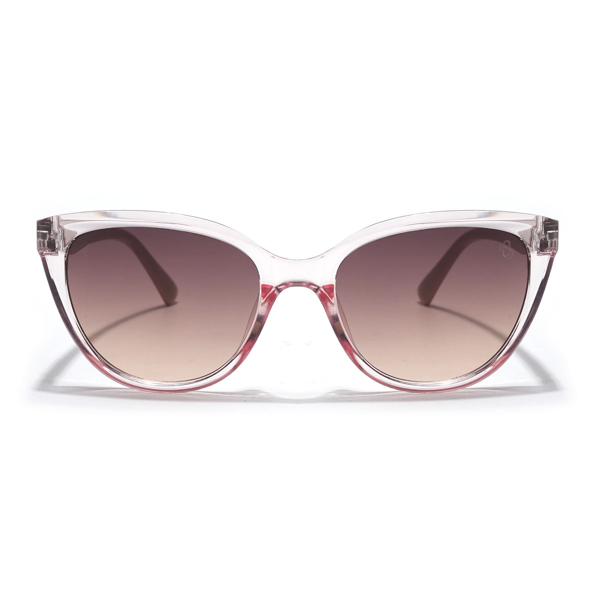 Eyejack Transparent Pink Cateye Sunglasses for Women (90151CL761)