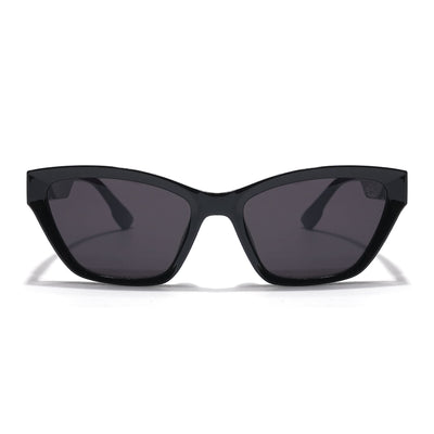 Eyejack Black Cateye Sunglasses for Women (90152CL762)