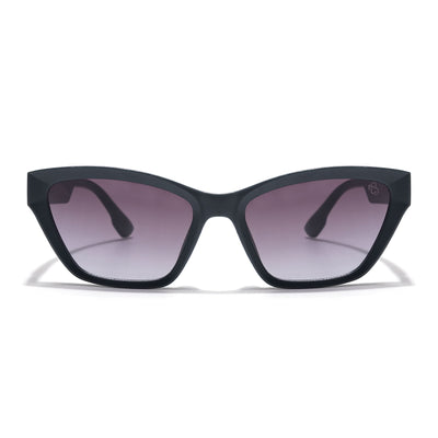 Eyejack Grey & Clear Cateye Sunglasses for Women (90152CL763)
