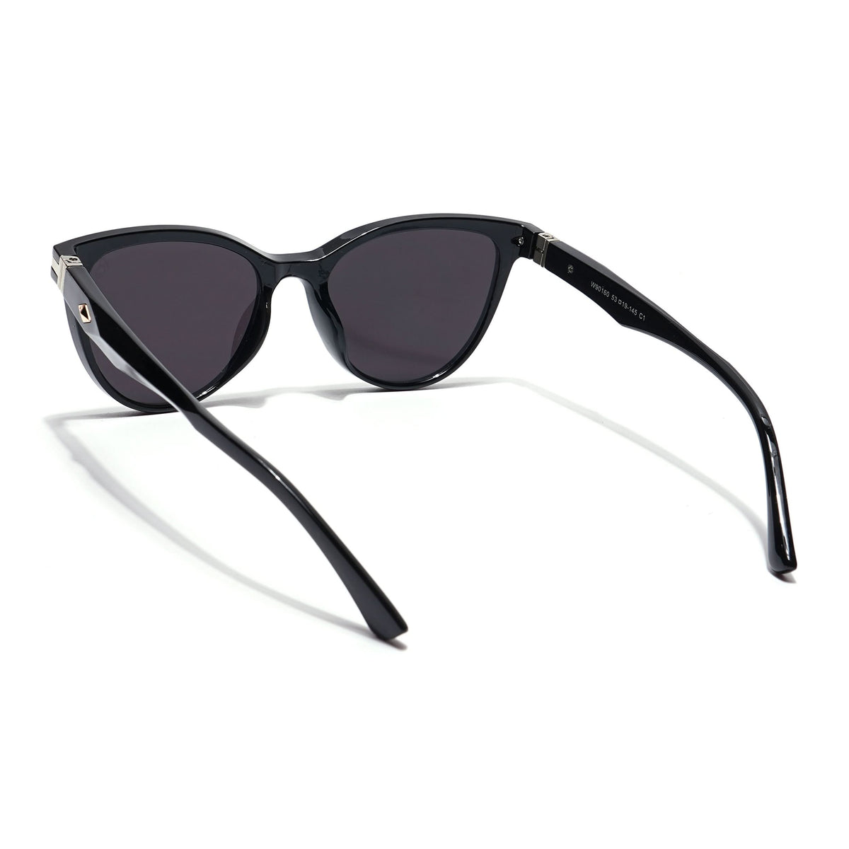 Eyejack Black Cateye Sunglasses for Women (90160CL814)