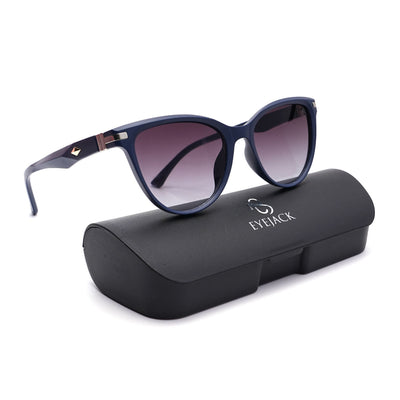 Eyejack Grey & Clear Cateye Sunglasses for Women (90160CL817)