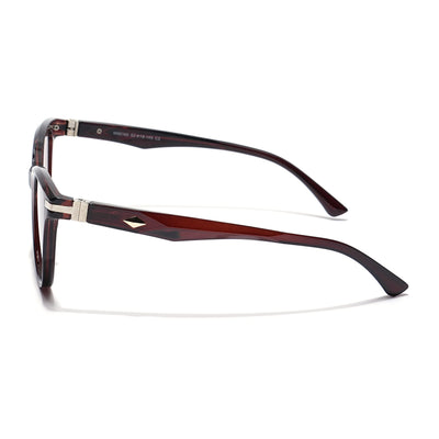 Eyejack Brown & Clear Cateye Sunglasses for Women (90160CL818)