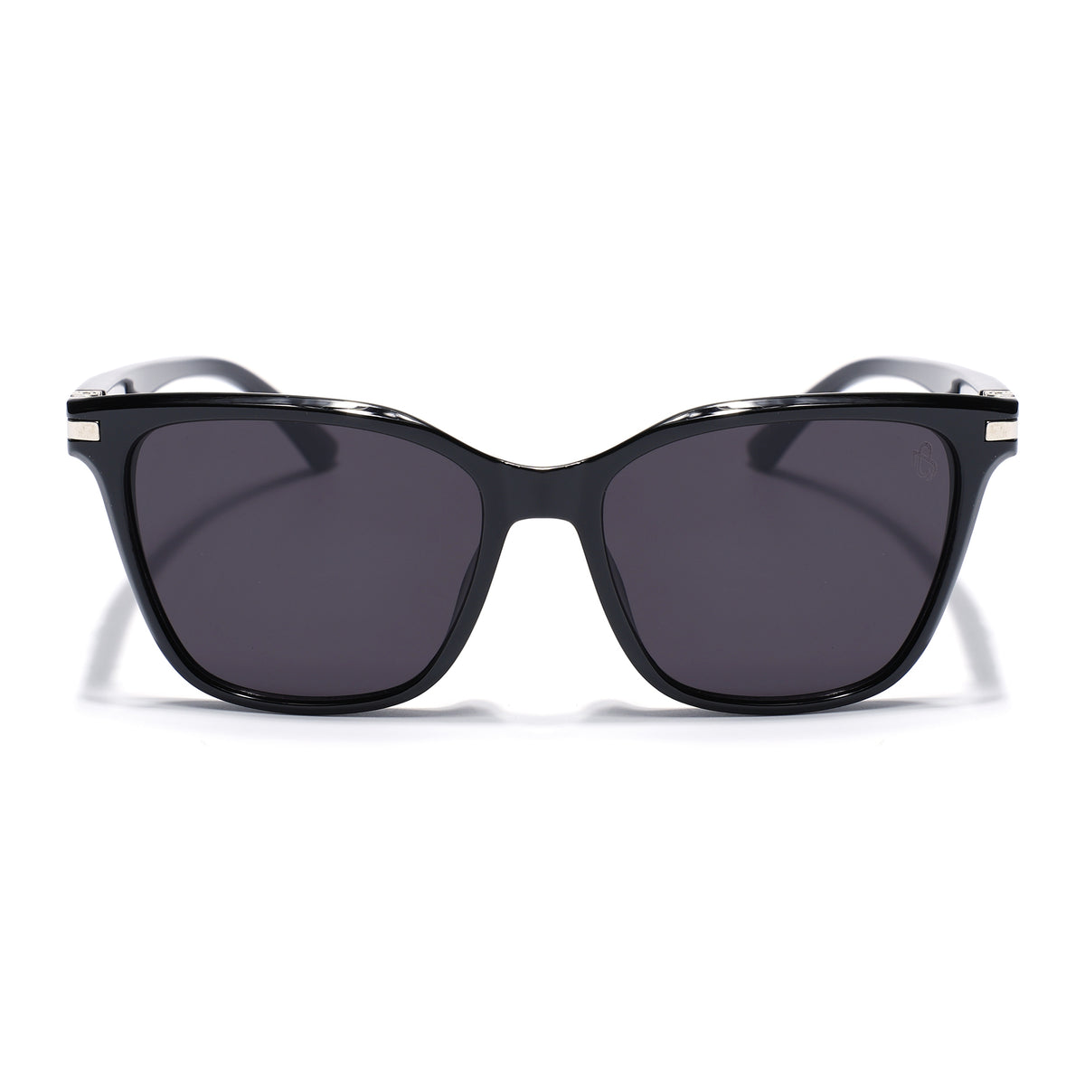 Eyejack Square Sunglasses for Men & Women (Black Lens | Black Frame - 90161CL770)