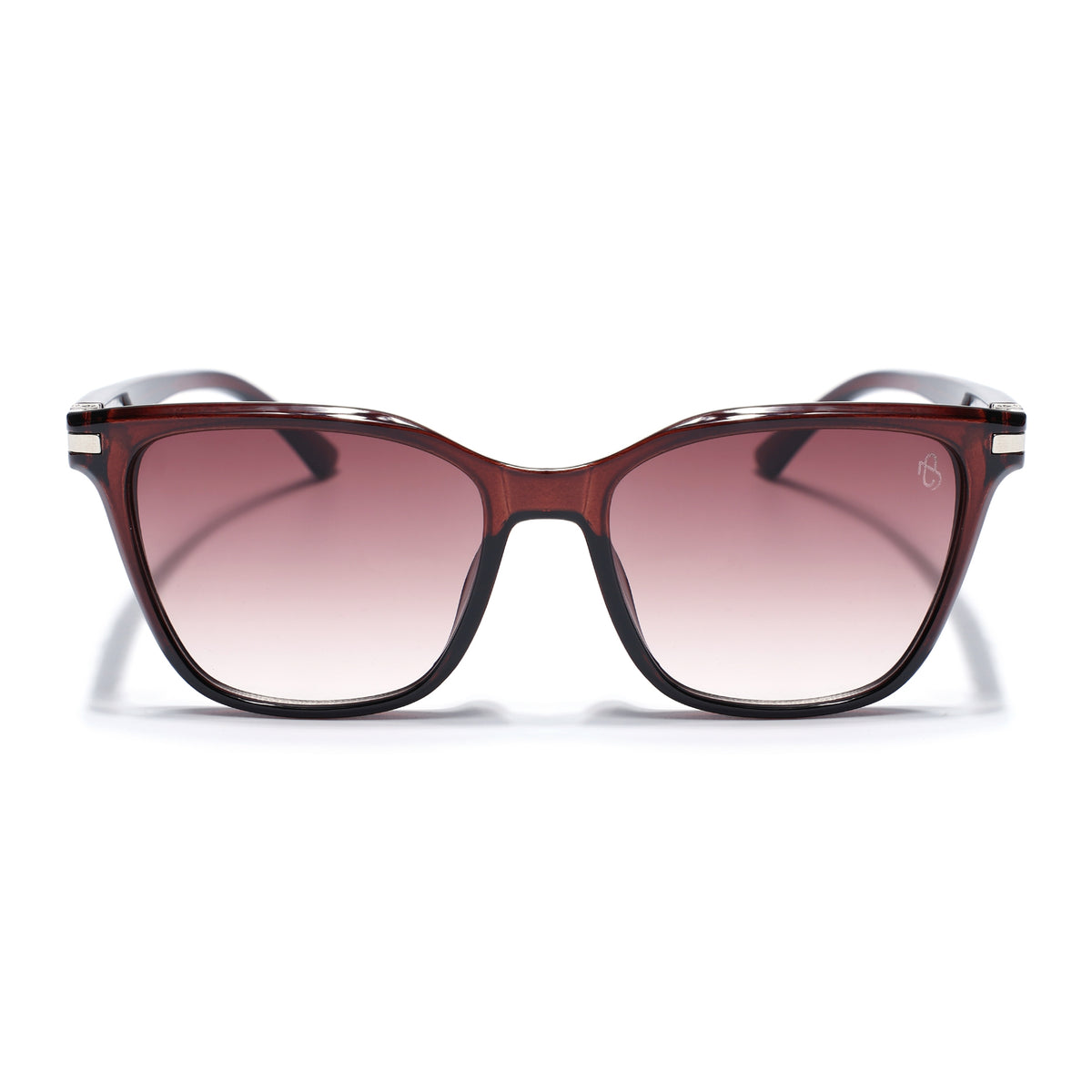 Eyejack Square Sunglasses for Men & Women (Brown & Clear Lens | Brown Frame - 90161CL771)