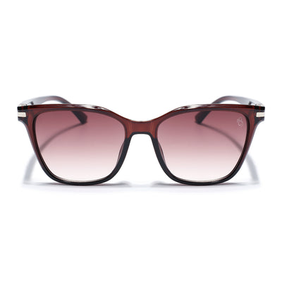 Eyejack Square Sunglasses for Men & Women (Brown & Clear Lens | Brown Frame - 90161CL771)