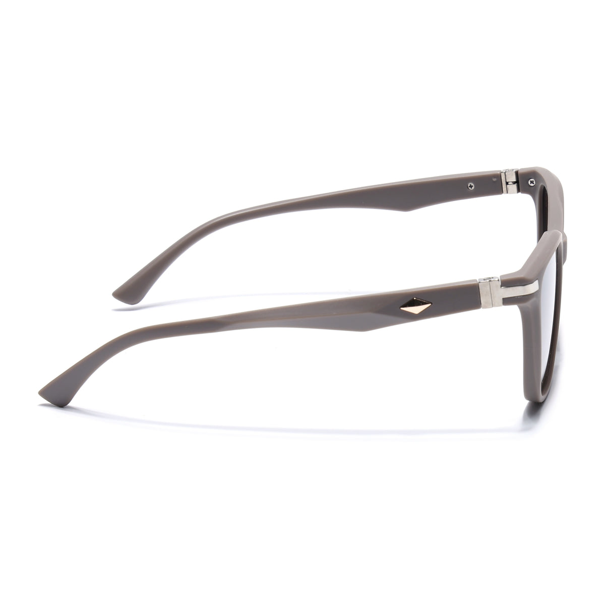 Eyejack Square Sunglasses for Men & Women (Brown & Clear Lens | Matt Brown Frame - 90161CL772)