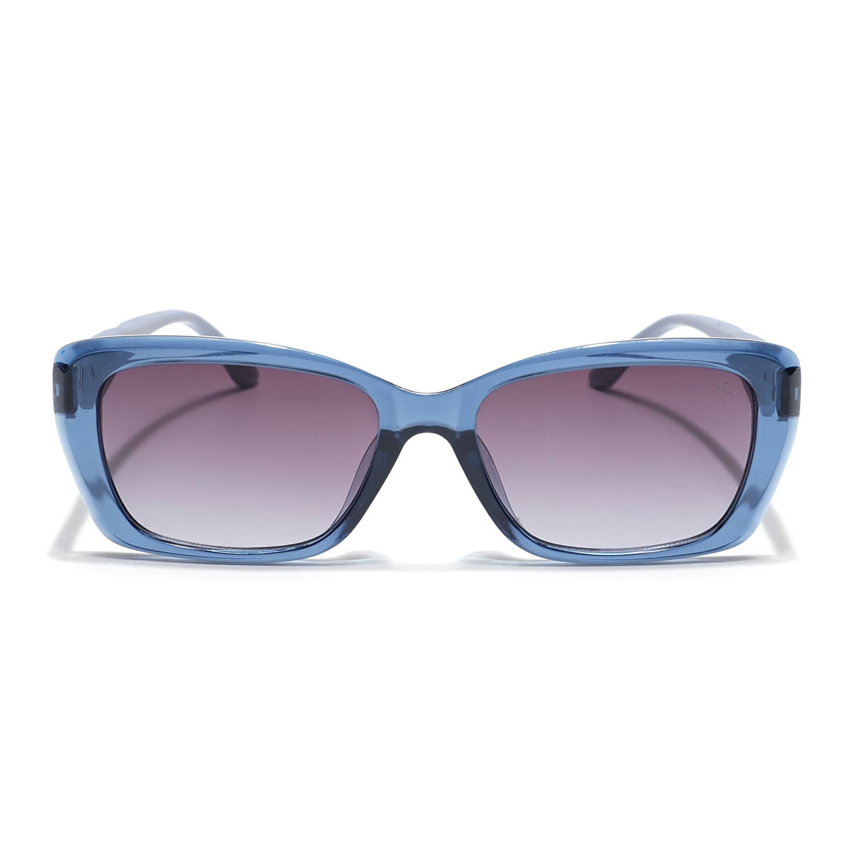 Eyejack Blue Rectangle Sunglasses for Men & Women (90164CL849)