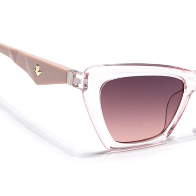 Eyejack Pink Cateye Sunglasses for Women (90165CL851)