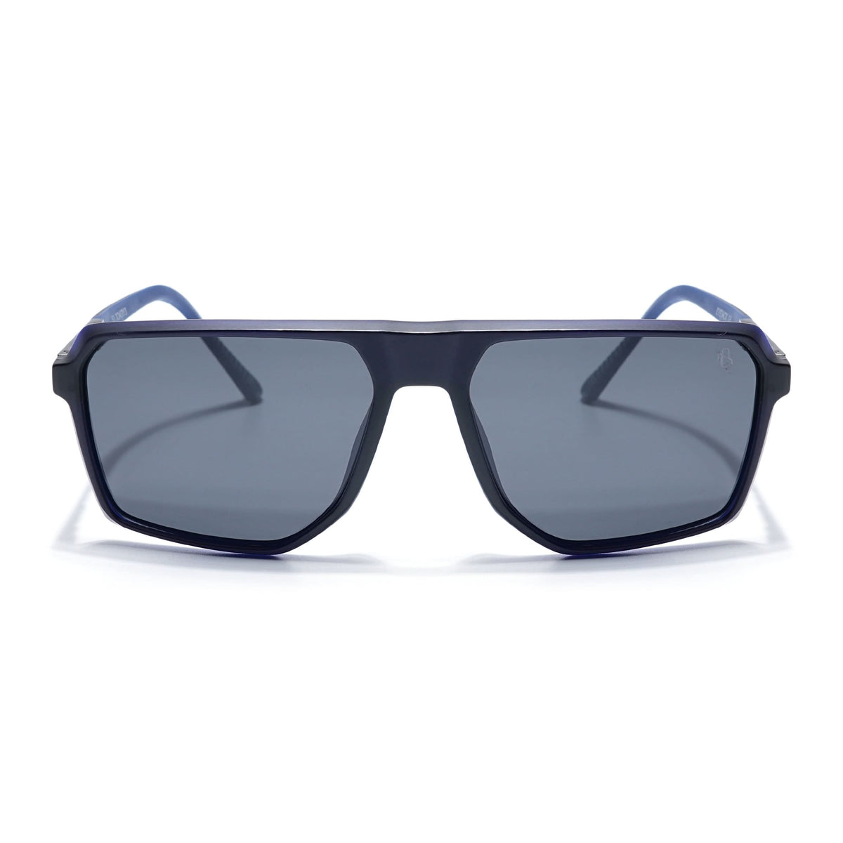 Eyejack Blue Wayfarer Polarized Sunglasses for Men & Women (91127PCL1135)