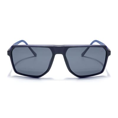 Eyejack Blue Wayfarer Polarized Sunglasses for Men & Women (91127PCL1135)