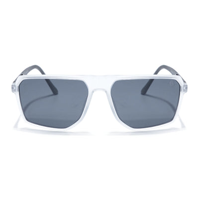 Eyejack Transparent Wayfarer Polarized Sunglasses for Men & Women (91127PCL1136)
