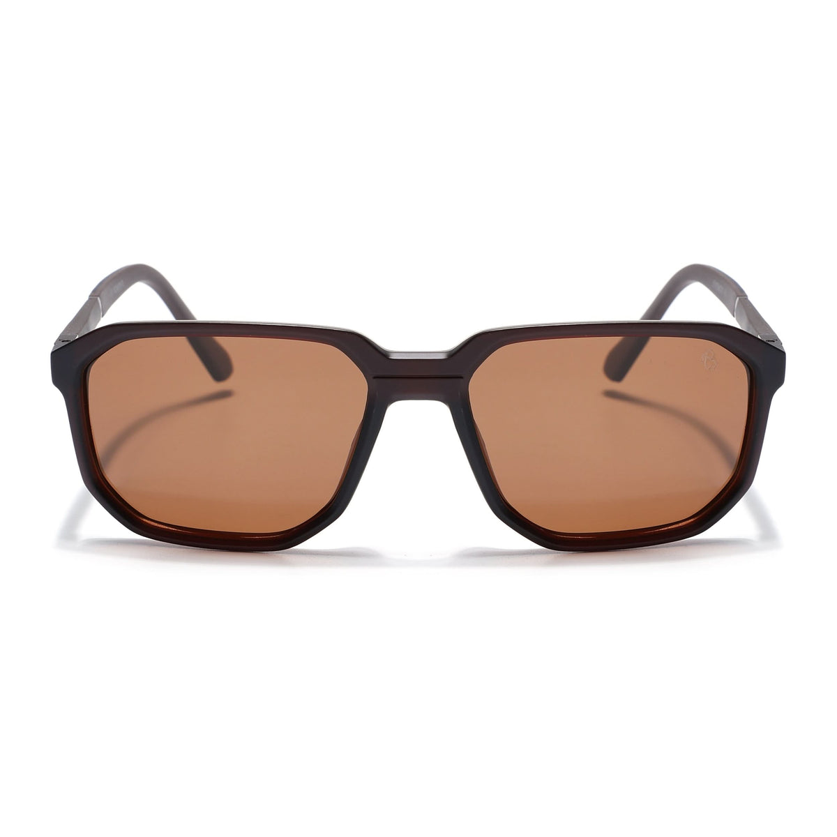 Eyejack Brown Wayfarer Polarized Sunglasses for Men & Women (91128PCL1139)