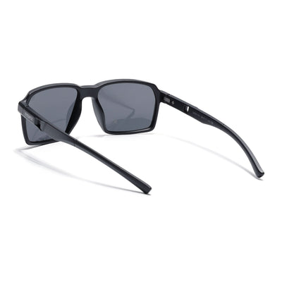 Torque I Matt Black Wayfarer Polarized Sunglasses (91141PCL1142)