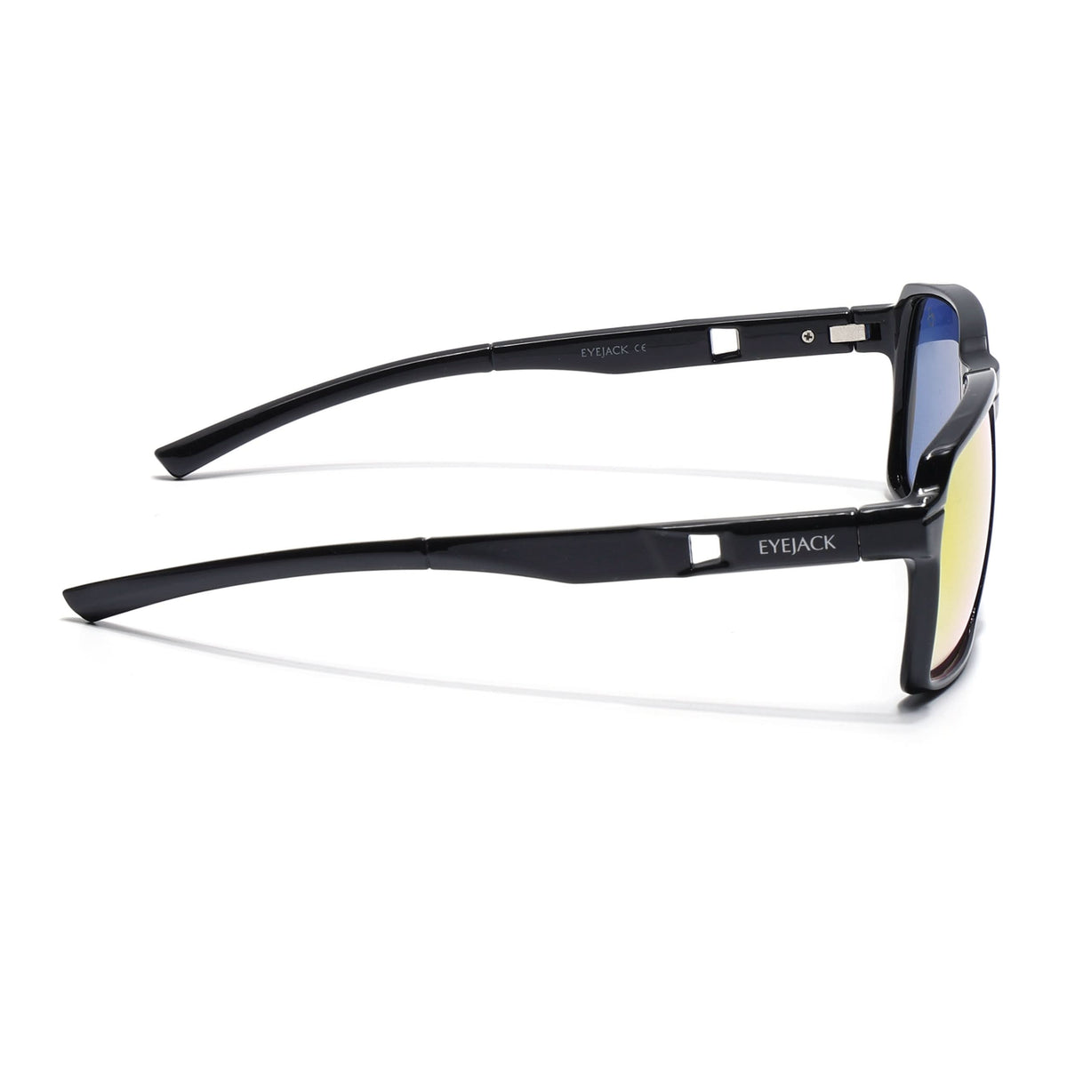 Torque I Red Black Wayfarer Polarized Sunglasses (91141PCL1143)