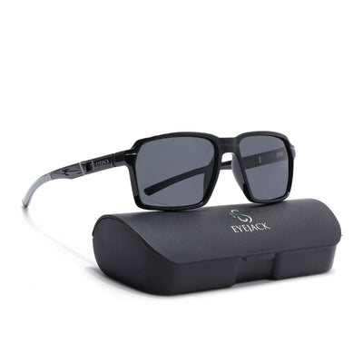 Torque I Shine Black Wayfarer Polarized Sunglasses (91141PCL1191)