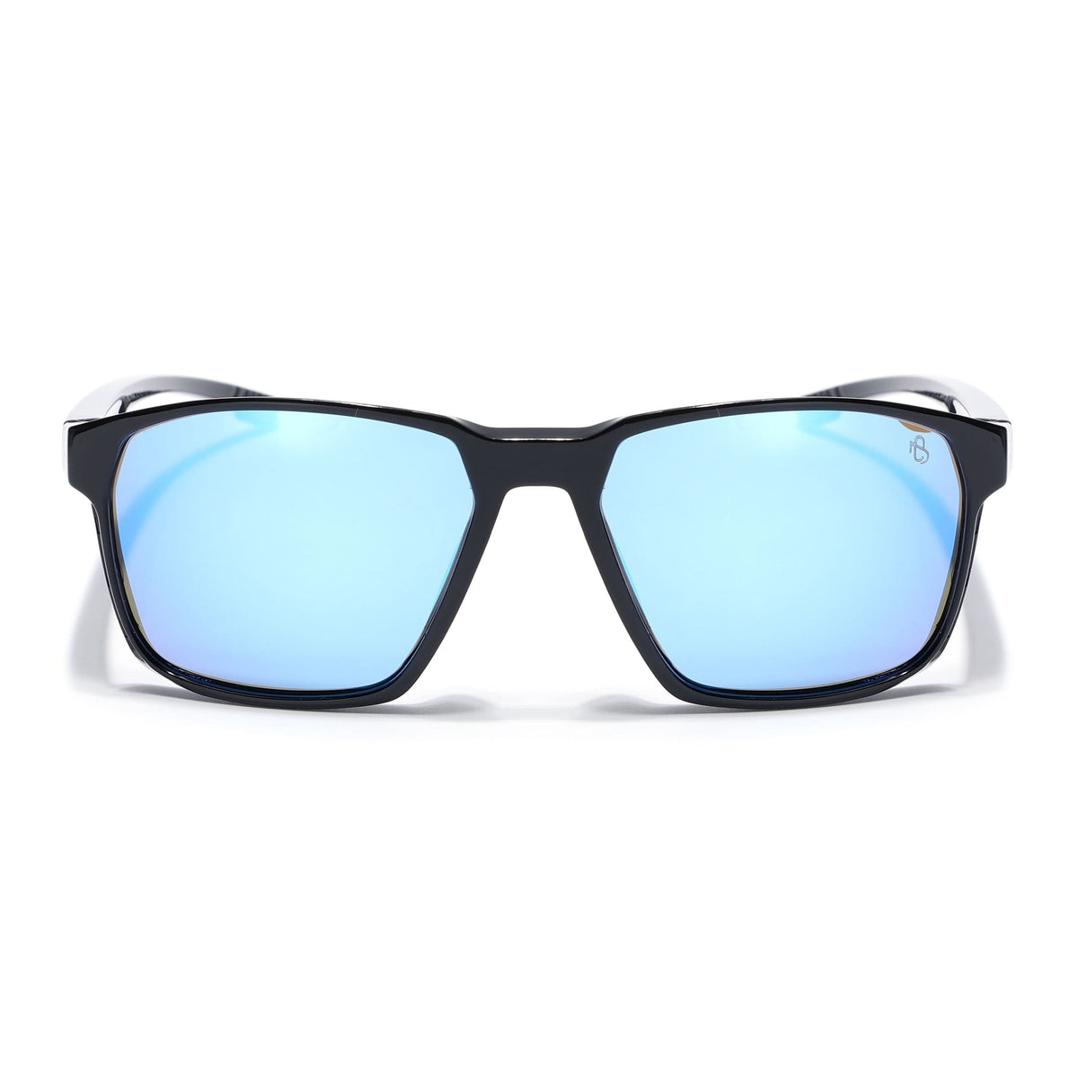 Eyejack Shine Black Square Polarized Sunglasses for Men & Women (91143PCL1149)
